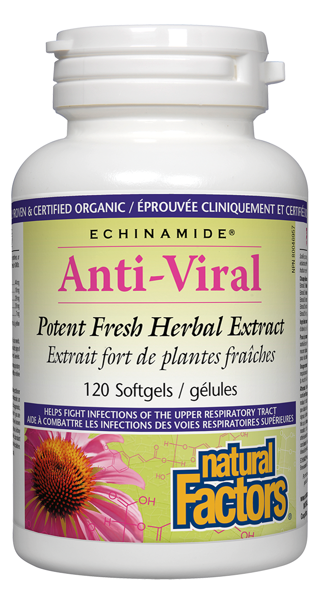 Natural Factors Echinamide Anti-Viral Herbal Softgels - 120sgs