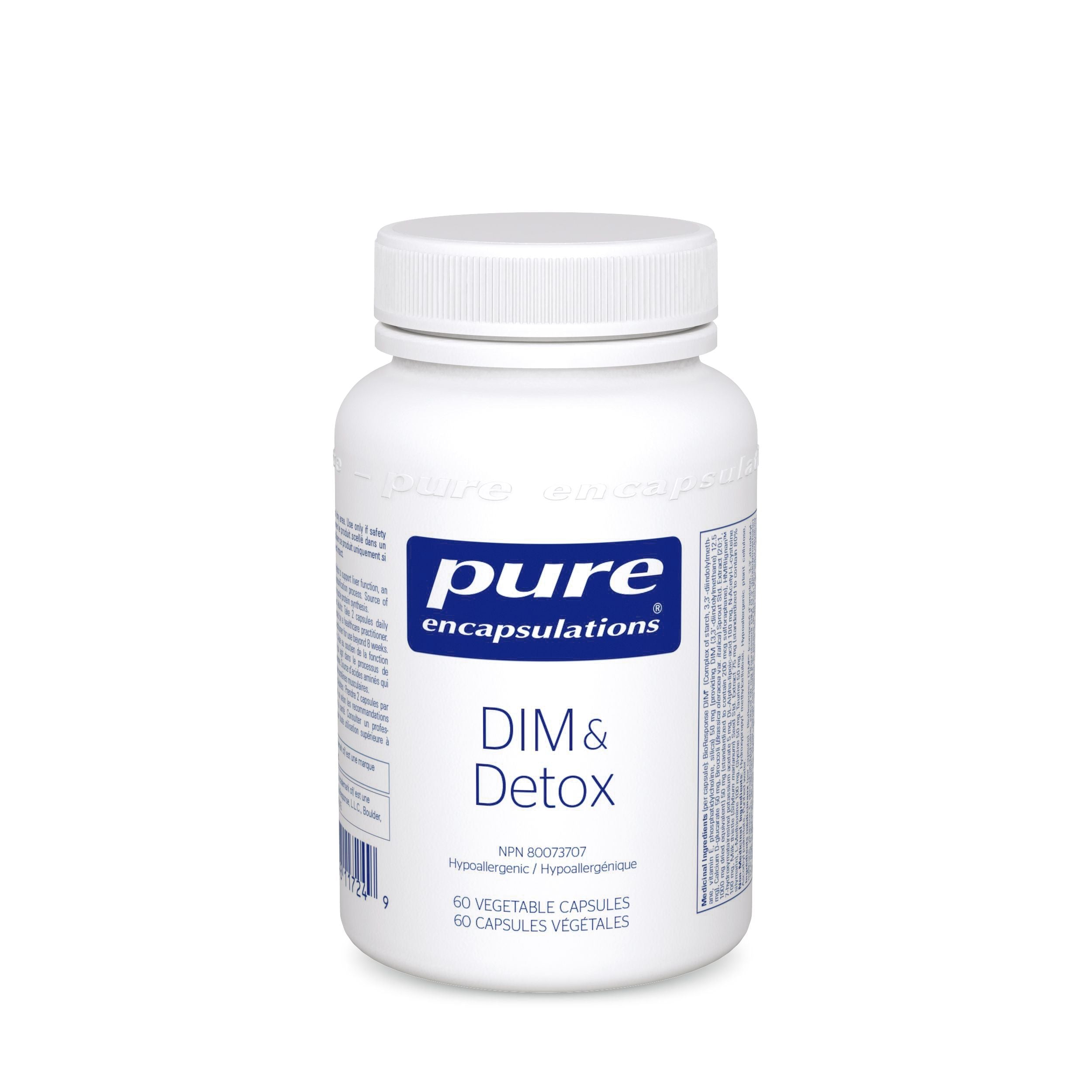 Pure Encapsulations Dim & Detox 60 Caps