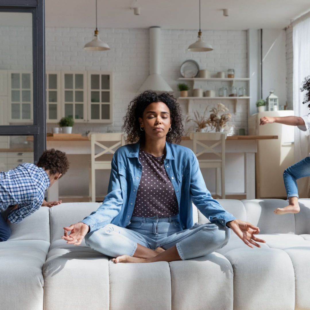 caregiver finds calm in a chaotic moment