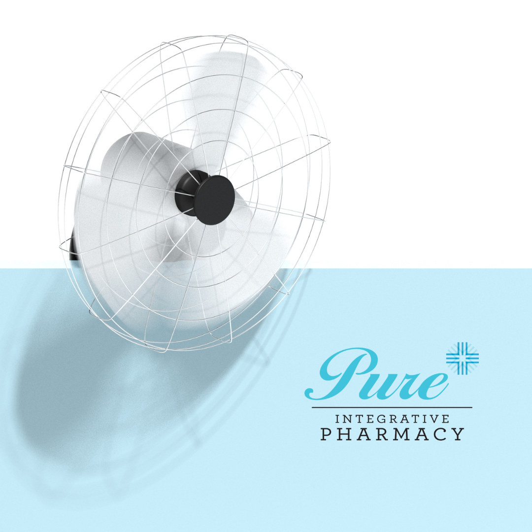 fan blowing to beat the heatwave