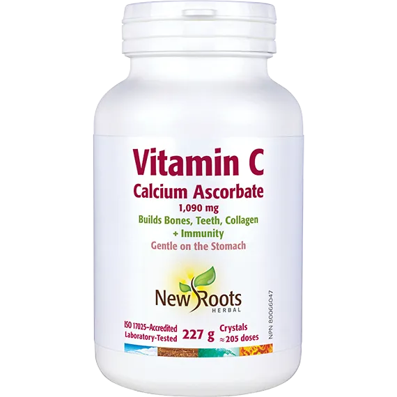 New Roots Vitamin C Calcium Ascorbate