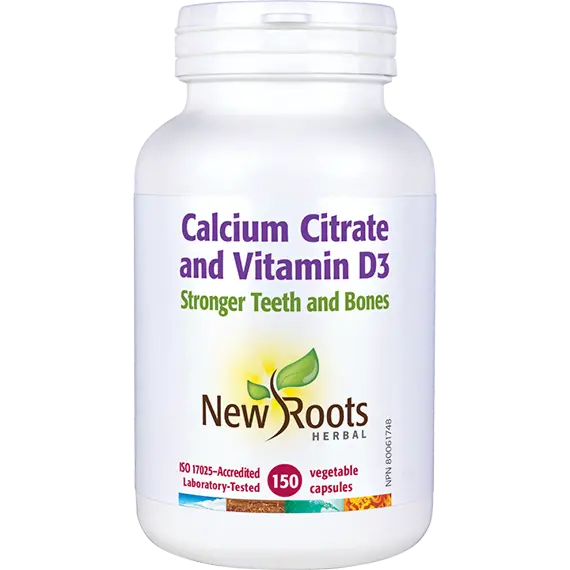 New Roots Calcium Citrate and Vitamin D