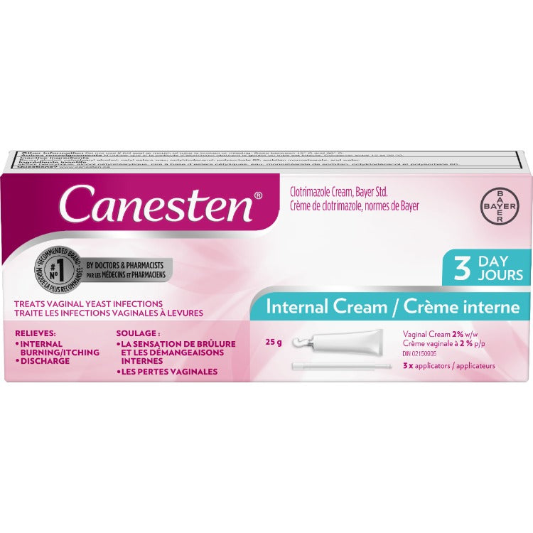 OTC Canesten 3-Day Yeast Infection Treatment 25g