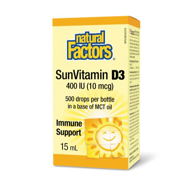 Natural Factors Vitamin D3 15ml