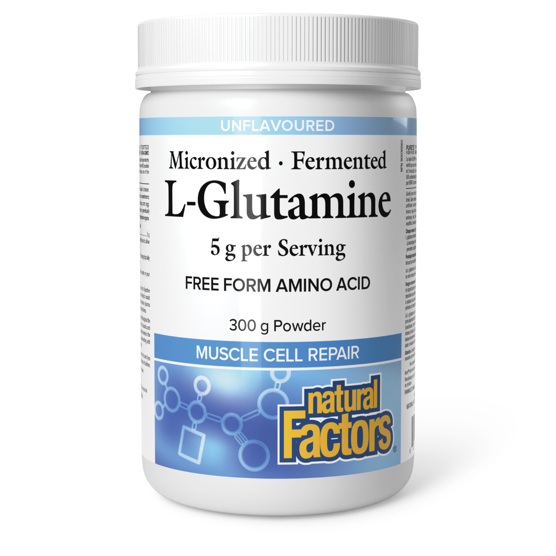 Natural Factors Micronized L-Glutamine 300g