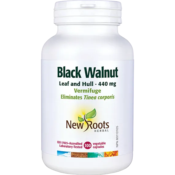 New Roots Black Walnut Leaf and Hull