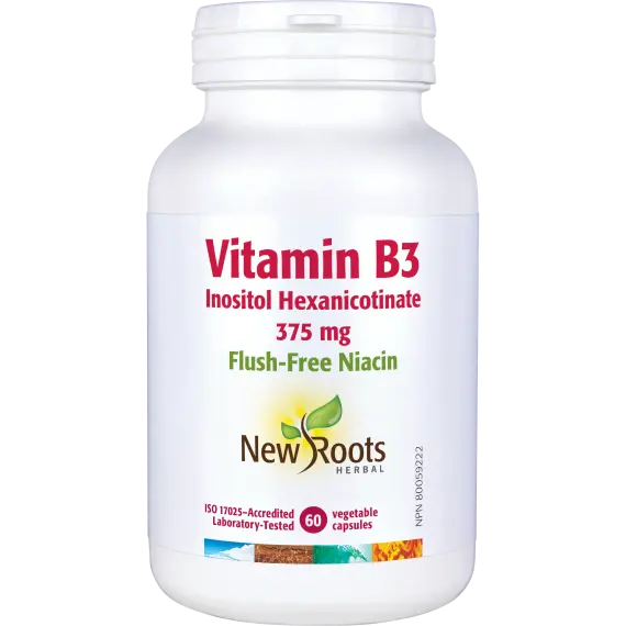 New Roots Vitamin B3 Flush-Free 60capsules