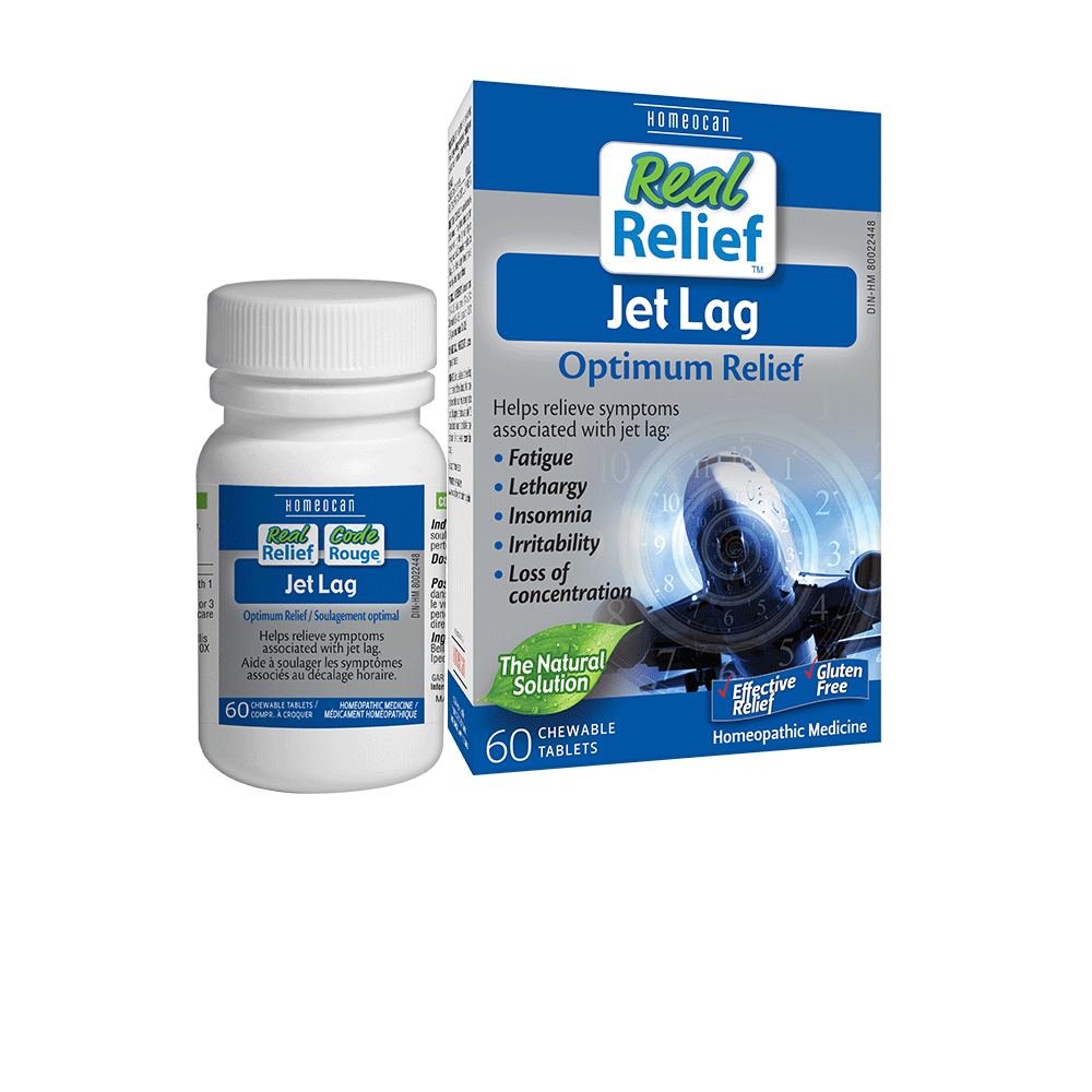 Homecan Real Relief Jet Lag 60 chewtabs