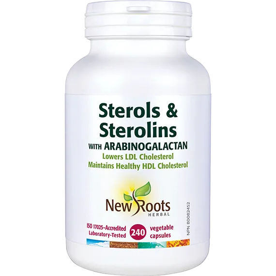 New Roots Sterols & Sterolins with Arabinogalactan
