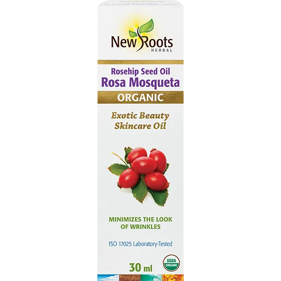 New Roots Rosehip Seed Oil Rosa Mosqueta