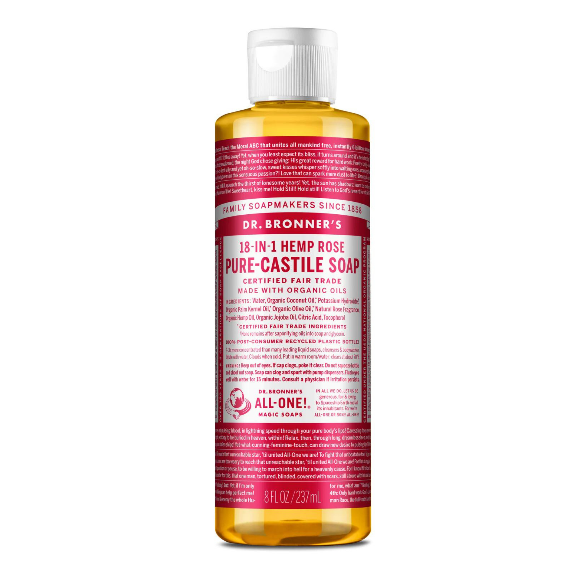 Dr. Bronner's Castile Soap Rose