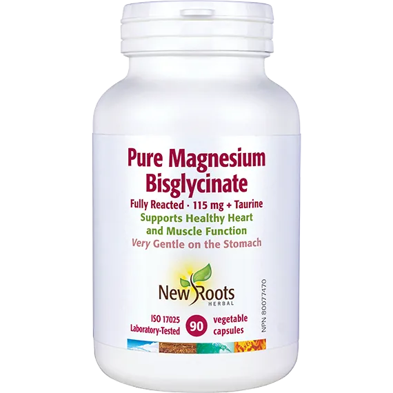 New Roots Pure Magnesium Bisglycinate + Taurine