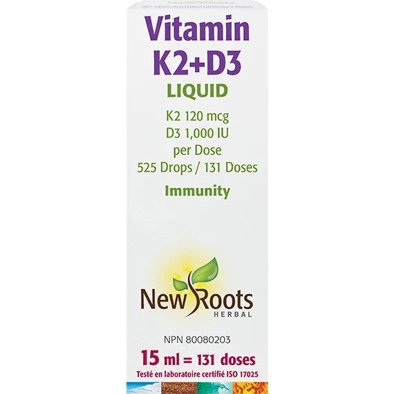 New Roots Vitamin K2+D3