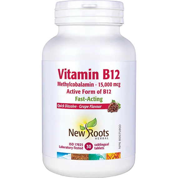 New Roots Vitamin B12 Methylcobalamin