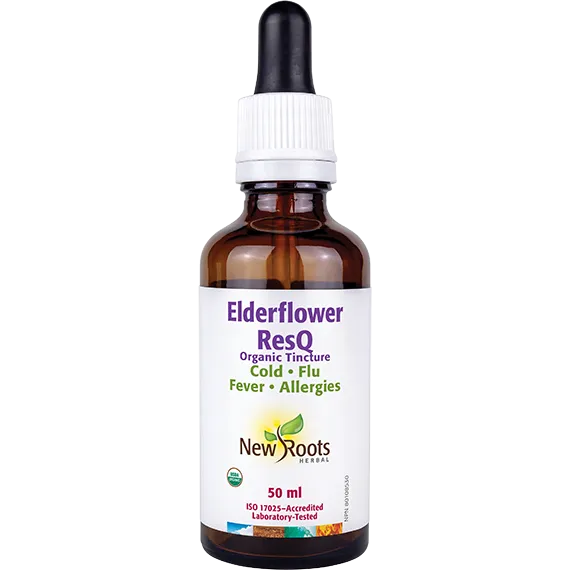 New Roots Elderflower ResQ Organic Tincture