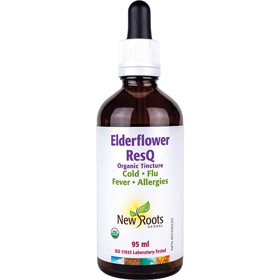 New Roots Elderflower ResQ Organic Tincture