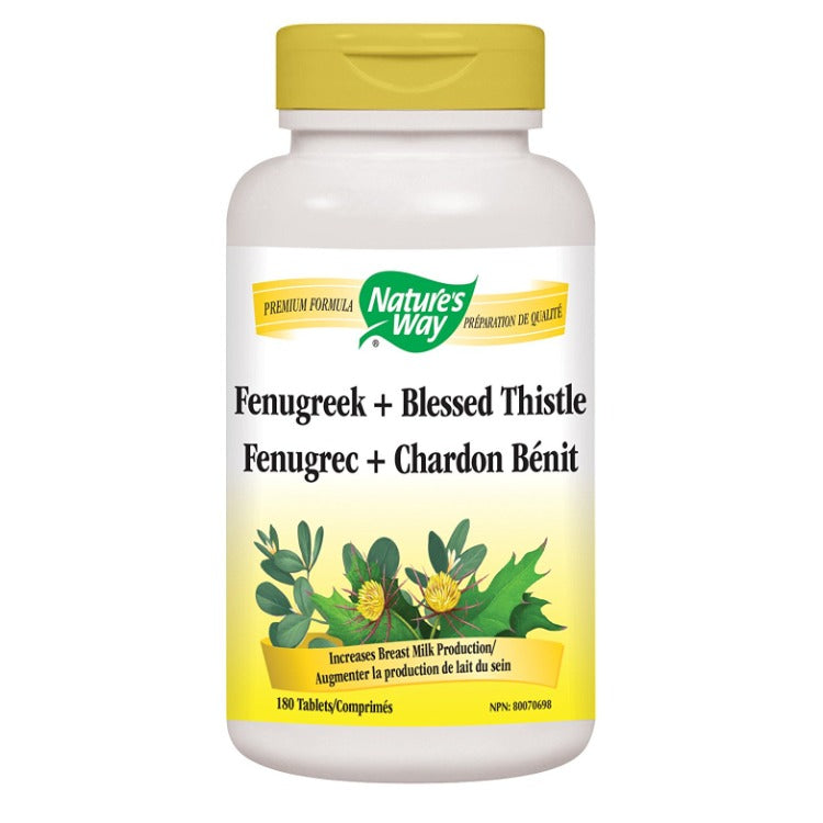 Nature's Way Fenugreek & Blessed Thistle 180 Tabs