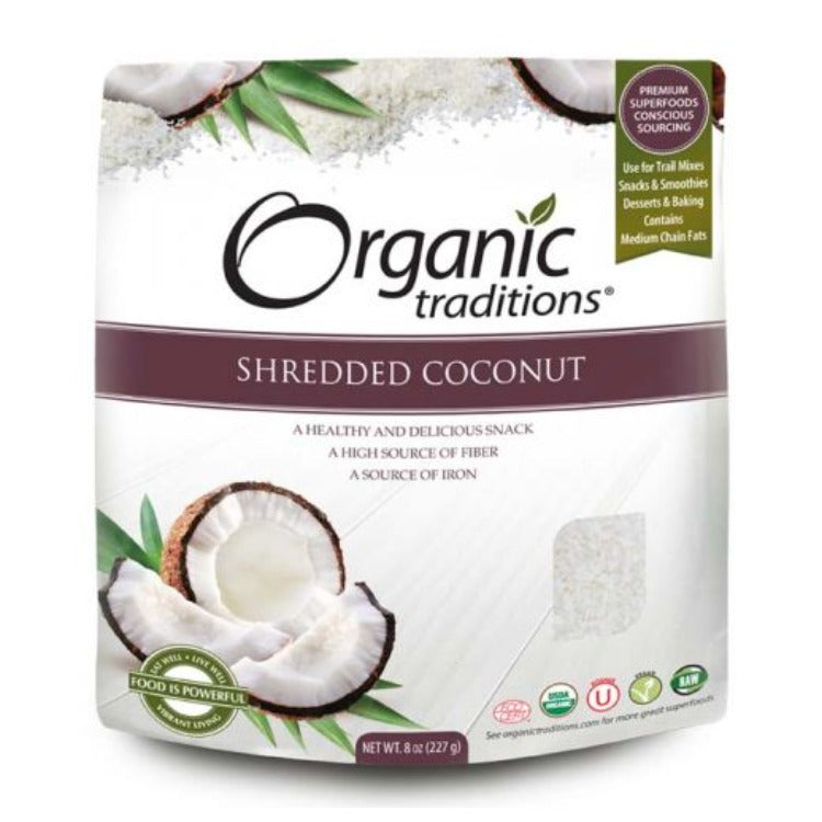 Organic Traditions Shredded Coconut 227g