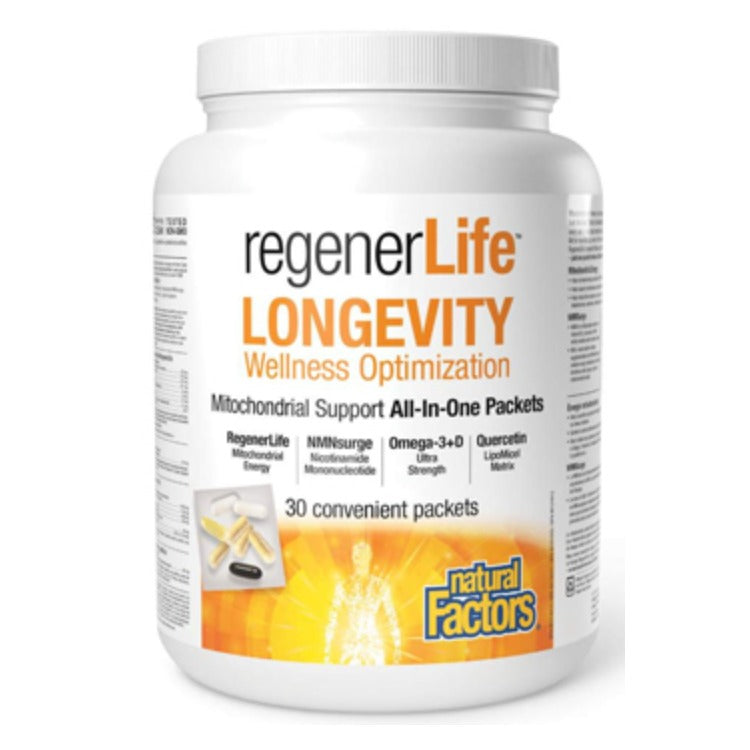 Natural Factors Regenerlife Longevity Kit
