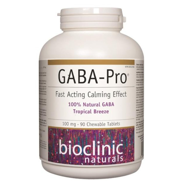 Bioclinic GABA-Pro 100mg Tropical Breeze 90 Chew