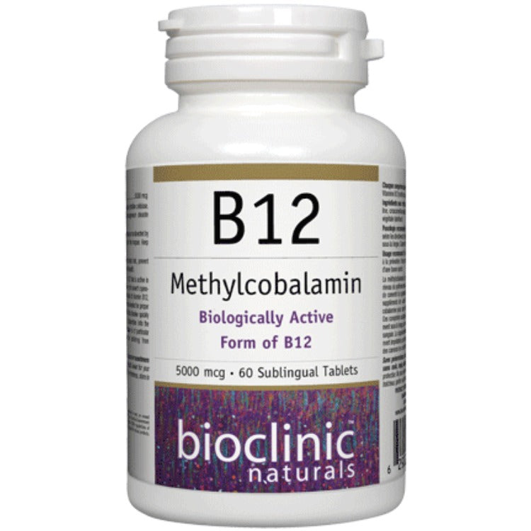 Bioclinic B12 Methylcobalamin 5000mcg 60 Tabs