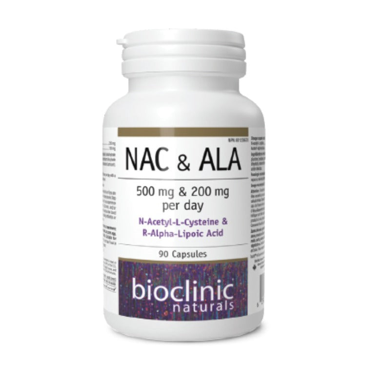 Bioclinic NAC & ALA 500mg & 200mg 90 Caps