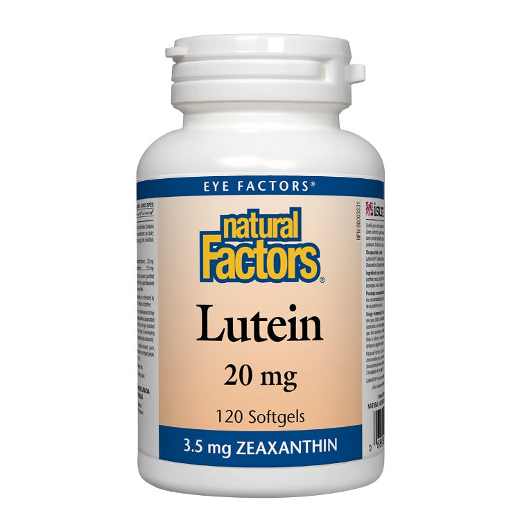 Natural Factors Lutein 20mg 120sgs