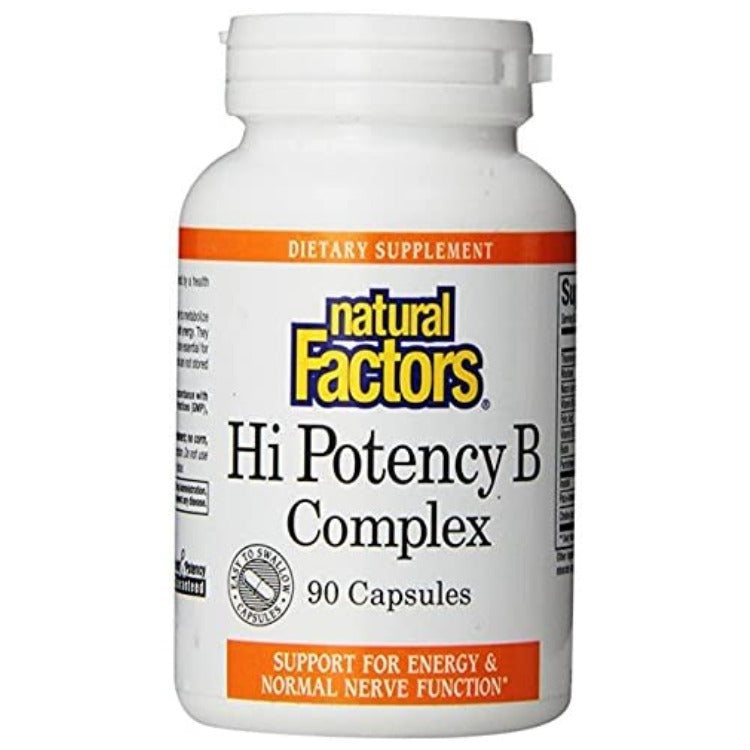 Natural Factors Hi Potency B Compound 90 Tabs