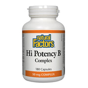Natural Factors Hi Potency B Complex 50mg 180Caps