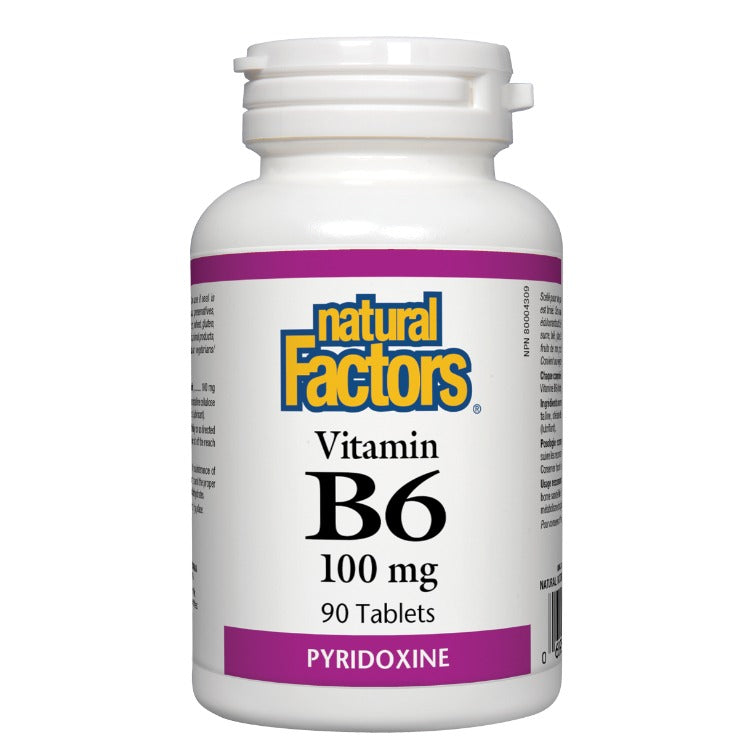 Natural Factors Vitamin B6 100mg 90 Tabs