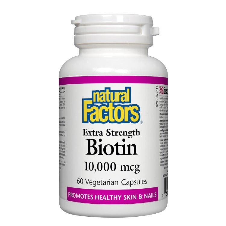 Natural Factors Biotin 10,000mcg 60 VCaps