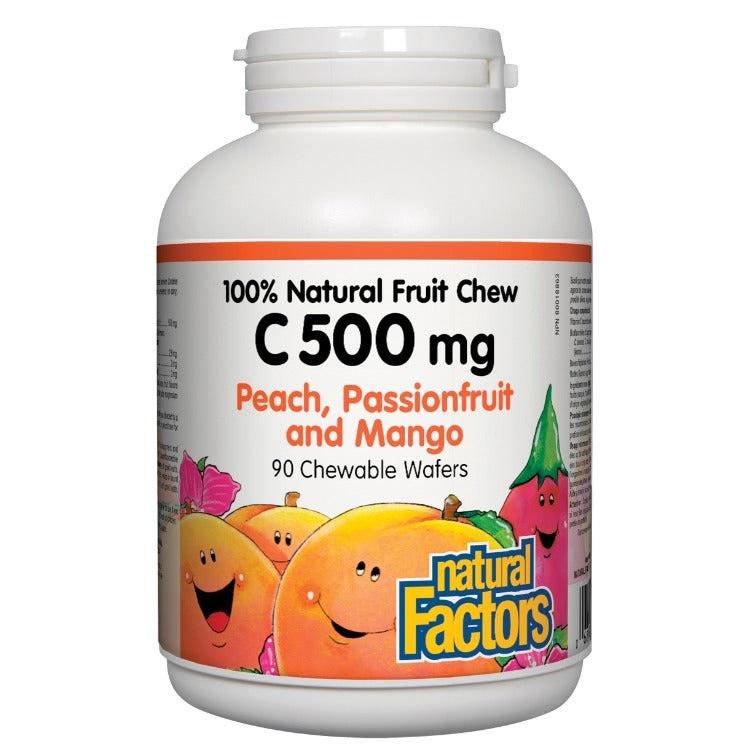 Natural Factors C 500mg Peach Passionfruit Mango