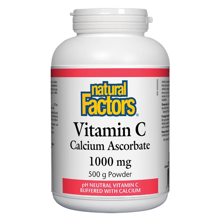 Natural Factors Vitamin C 1000mg With Calcium Ascorbate 500g