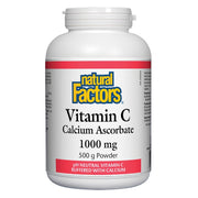 Natural Factors Vitamin C 1000mg With Calcium Ascorbate 500g