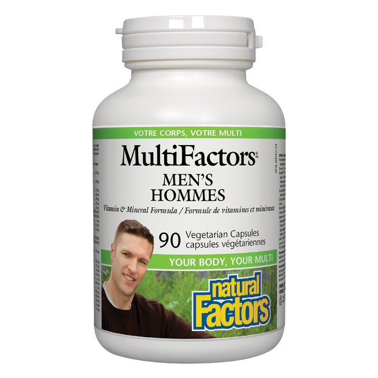 Natural Factors Multifactors Men's 90 VCaps