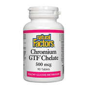 Natural Factors Chromium GTF Chelate 500mcg 90 Tabs