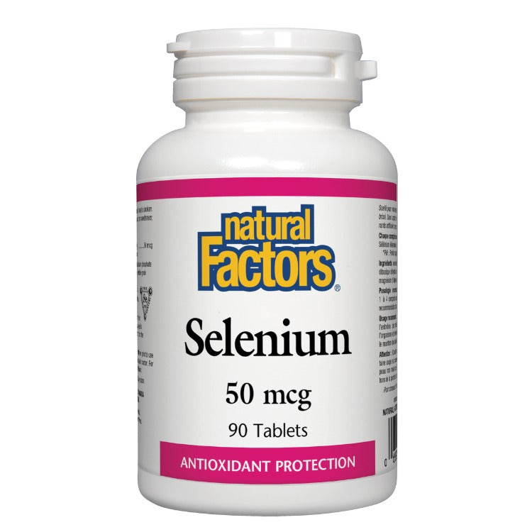 Natural Factors Selenium 50mcg 90 Tabs