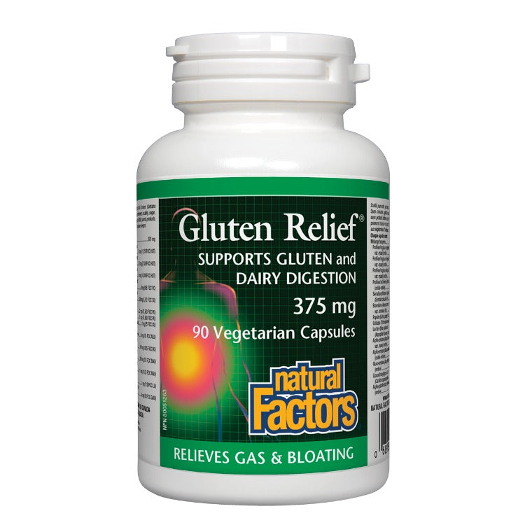 Natural Factors Gluten Relief 90 VCaps