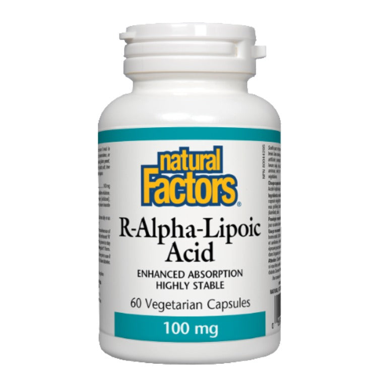 Natural Factors R-Alpha-Lipoic Acid 60 VCaps