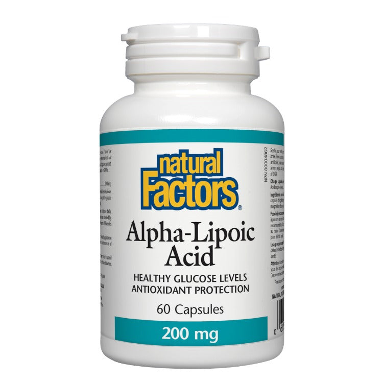 Natural Factors Alpha-Lipoic Acid 200mg 60 Caps