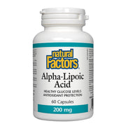Natural Factors Alpha-Lipoic Acid 200mg 60 Caps