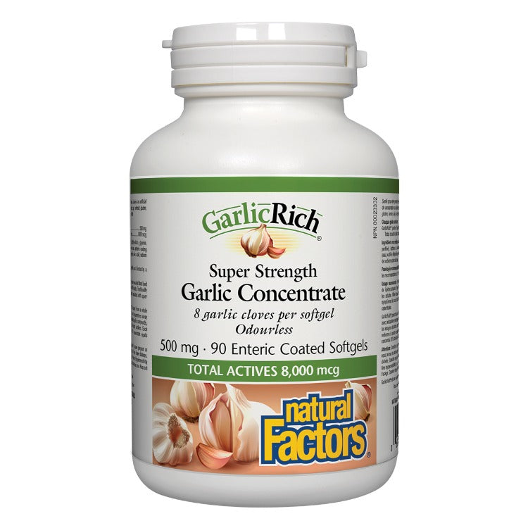 Natural Factors Garlicrich Super Strength 90sgs