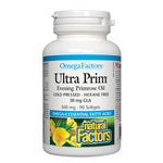 Natural Factors Ultra Prim Evening Primrose Oil 500mg