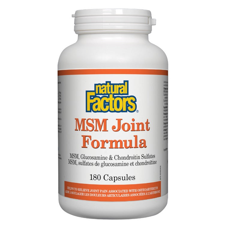 Natural Factors Msm Joint Formula 180Caps