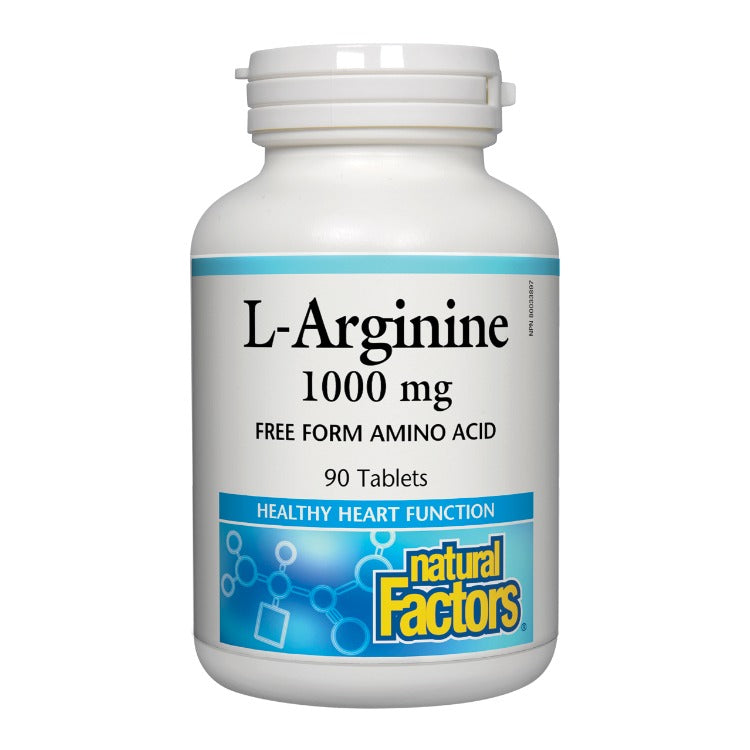 Natural Factors L-Arginine 1000mg 90 Tabs