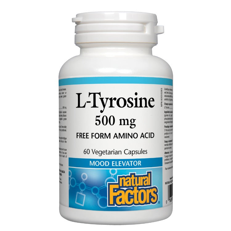 Natural Factors L-Tyrosine 60 VCaps