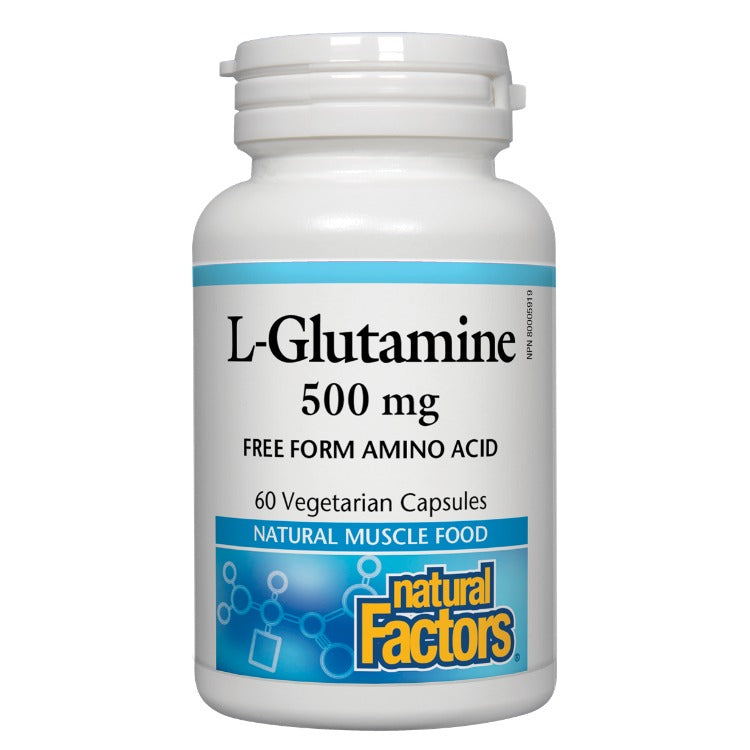 Natural Factors L-Glutamine 60 VCaps