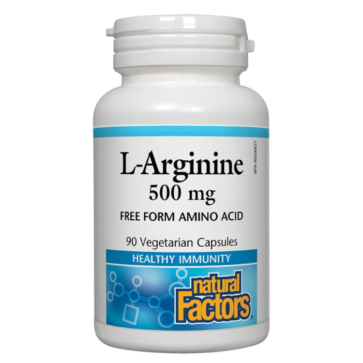 Natural Factors L- Arginine 500mg 90 VCaps