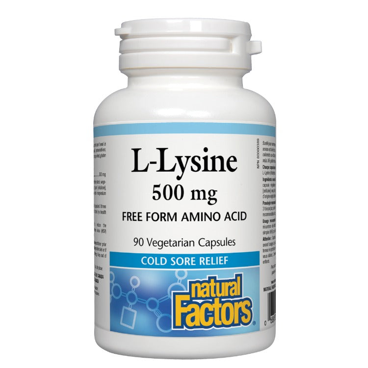 Natural Factors L-Lysine 90 VCaps