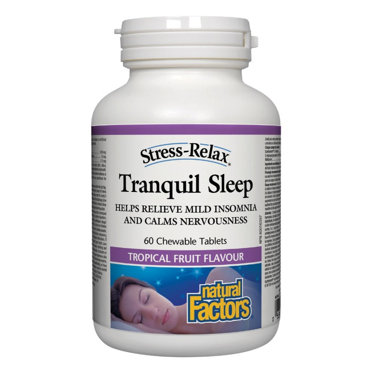 Natural Factors Stress-Relax Tranquil Sleep Tropical Fruit